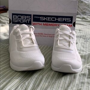 Bobs Sport From Skechers With Memory Foam White
